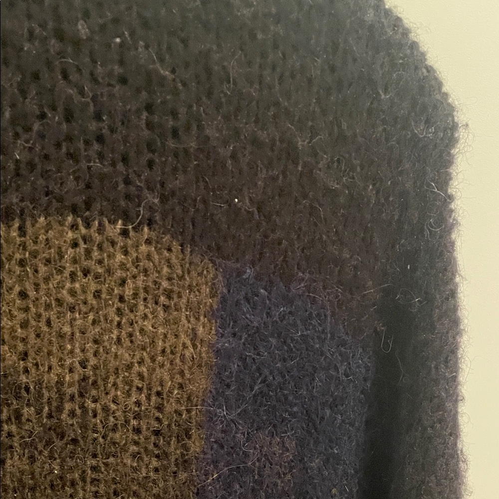 Dries Van Noten Black, Blue and Brown Long Cardigan - Picture 13 of 15